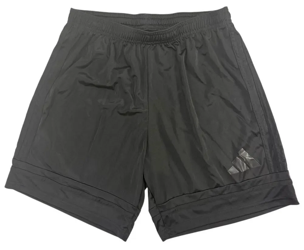 Adidas Men’s Medium Black Athletic Shorts Drawstring Waist Pockets